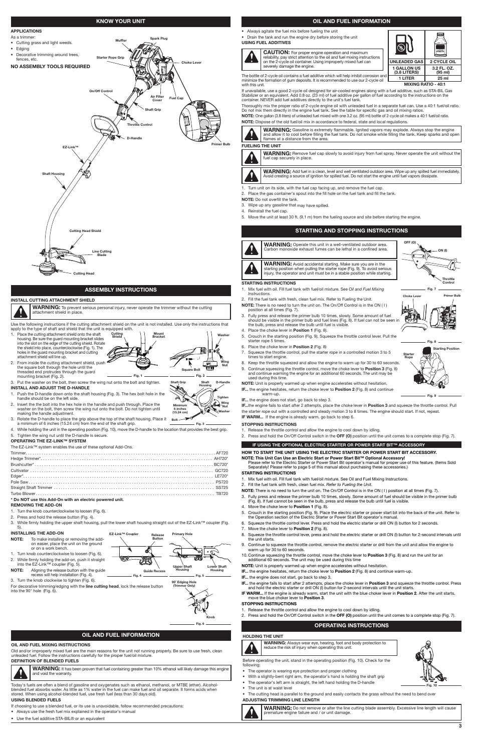 Troy-Bilt TB22 EC User Manual | Page 3 / 16