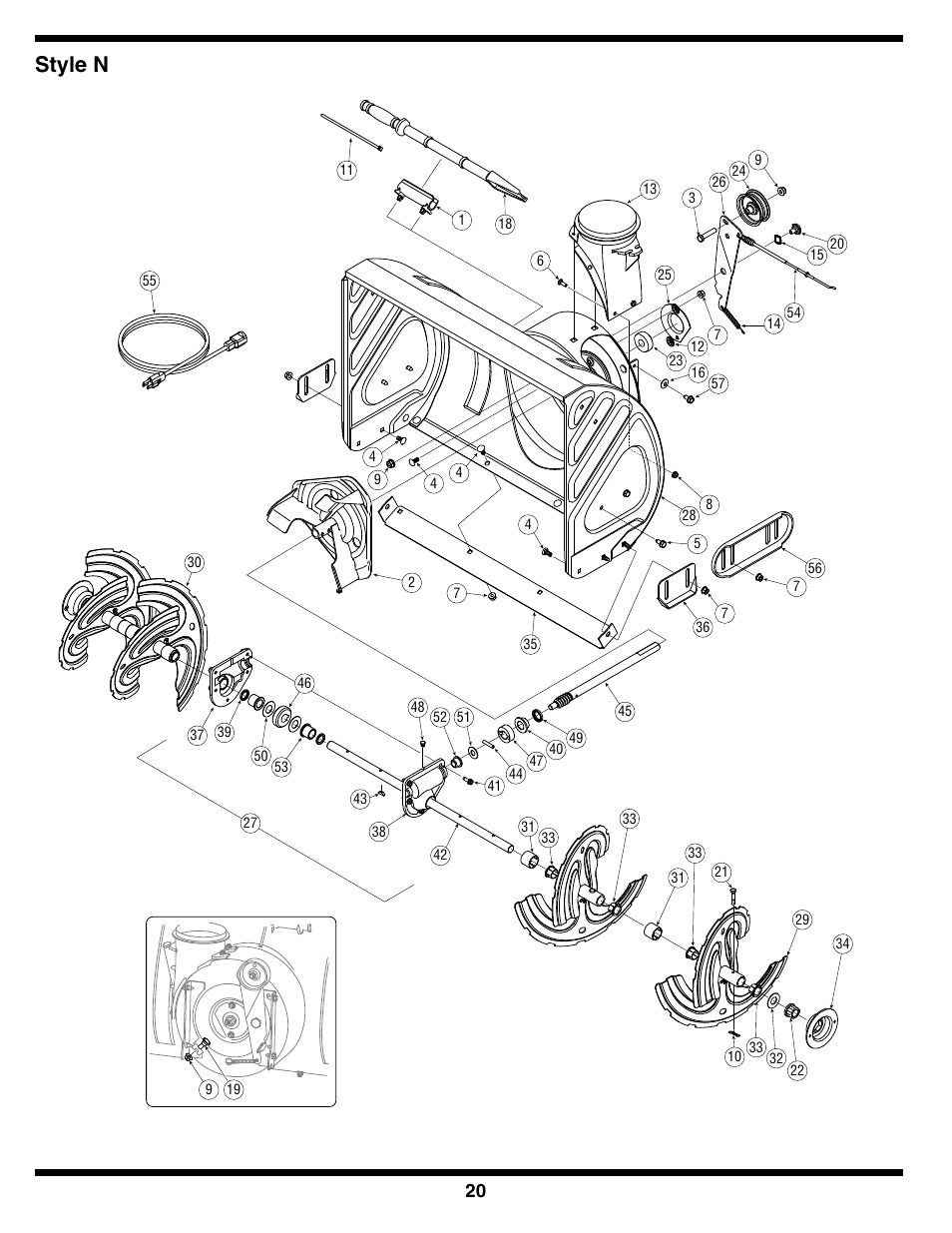Style n | Troy-Bilt STORM Series User Manual | Page 20 / 28