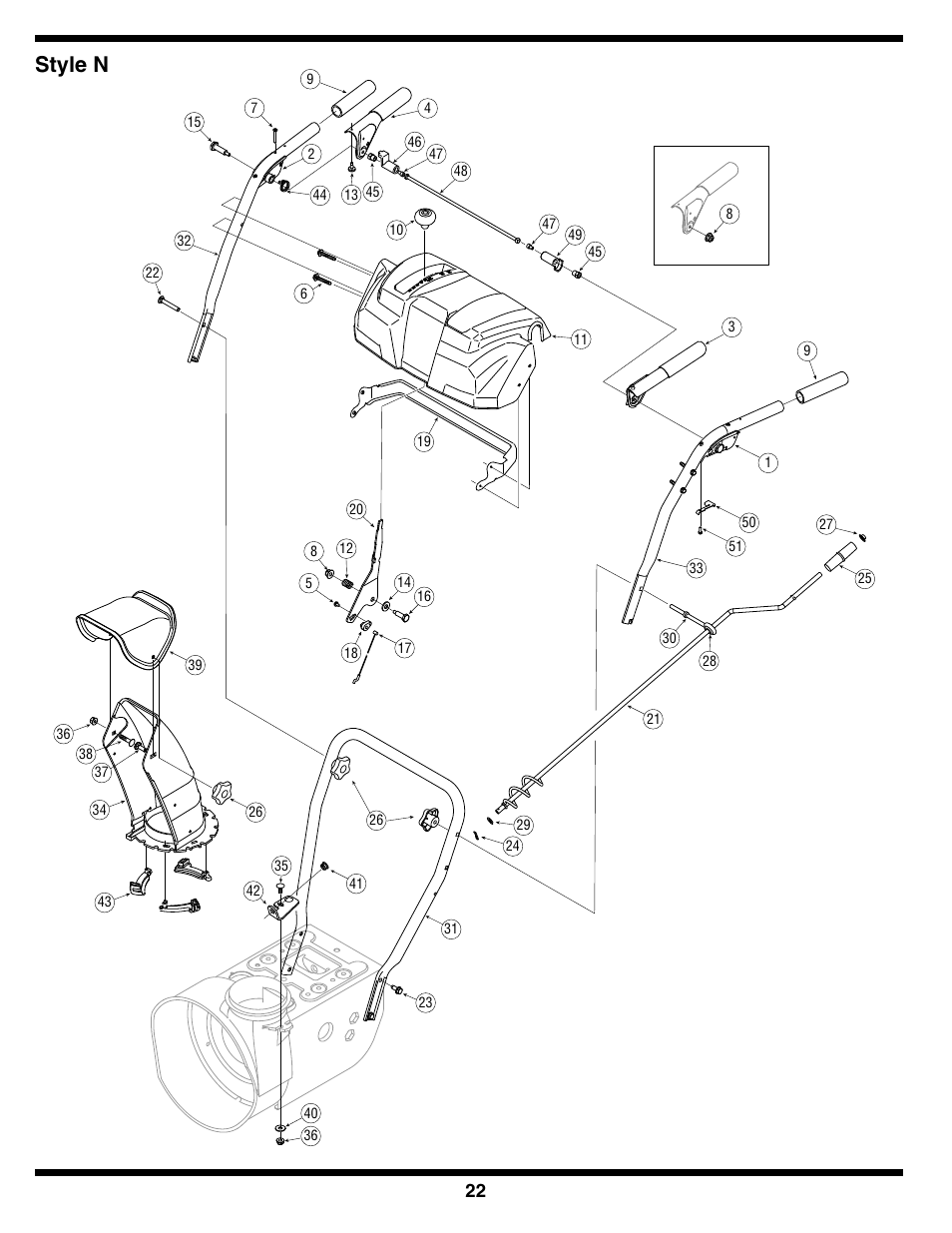 Style n | Troy-Bilt STORM Series User Manual | Page 22 / 28