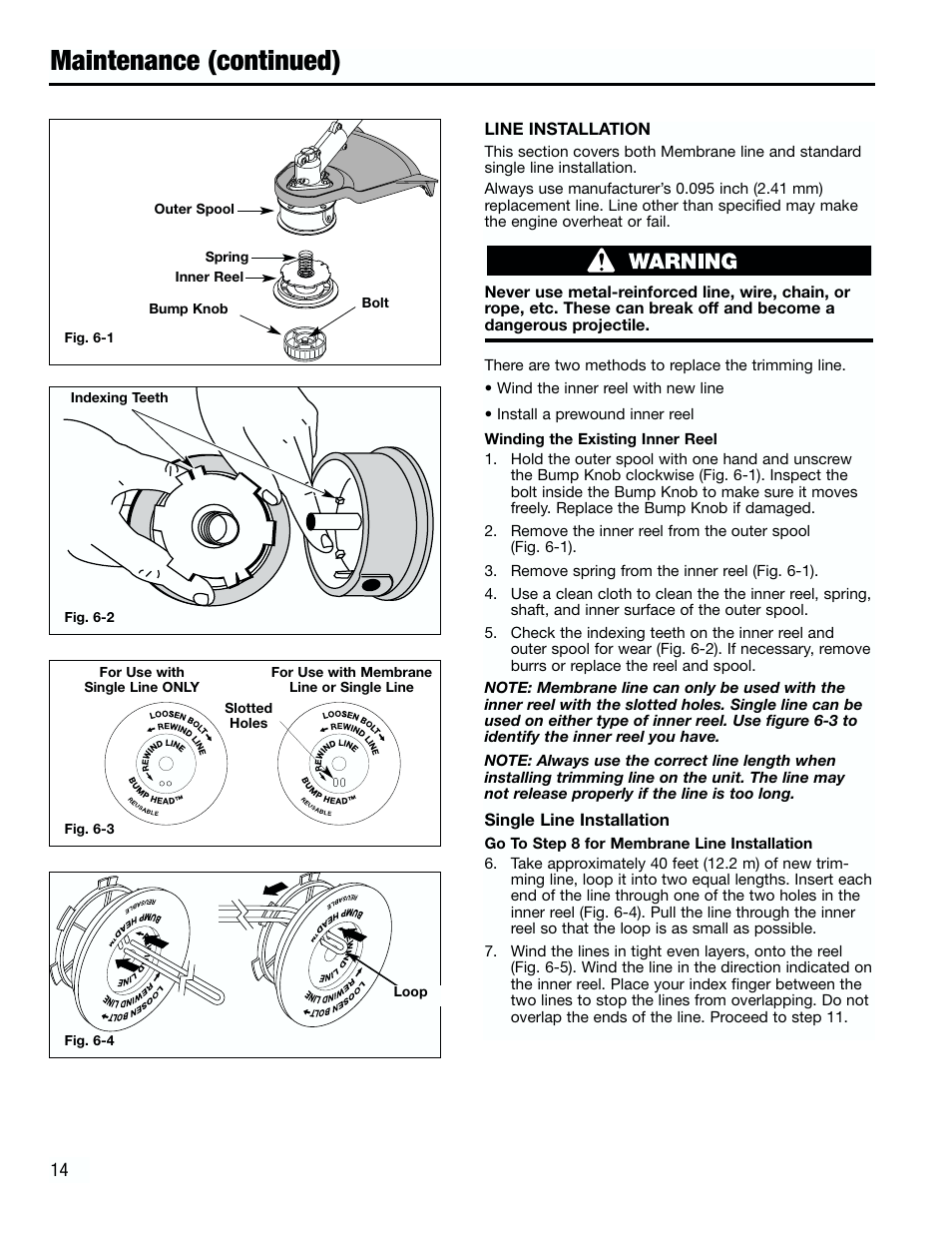 Maintenance (continued) | Troy-Bilt TB3000 User Manual | Page 14 / 22