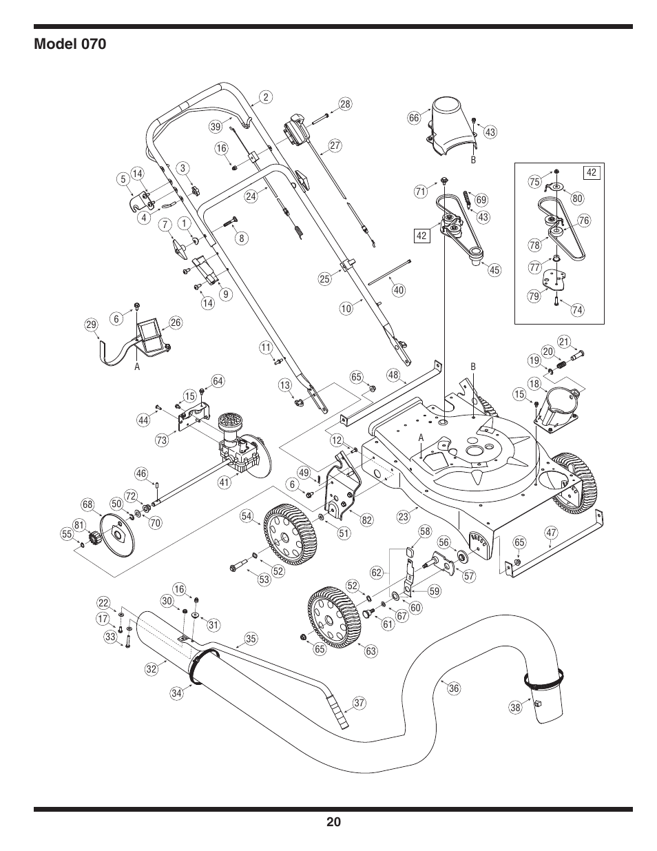 Model 070 | Troy-Bilt 24A-070F768 User Manual | Page 20 / 24