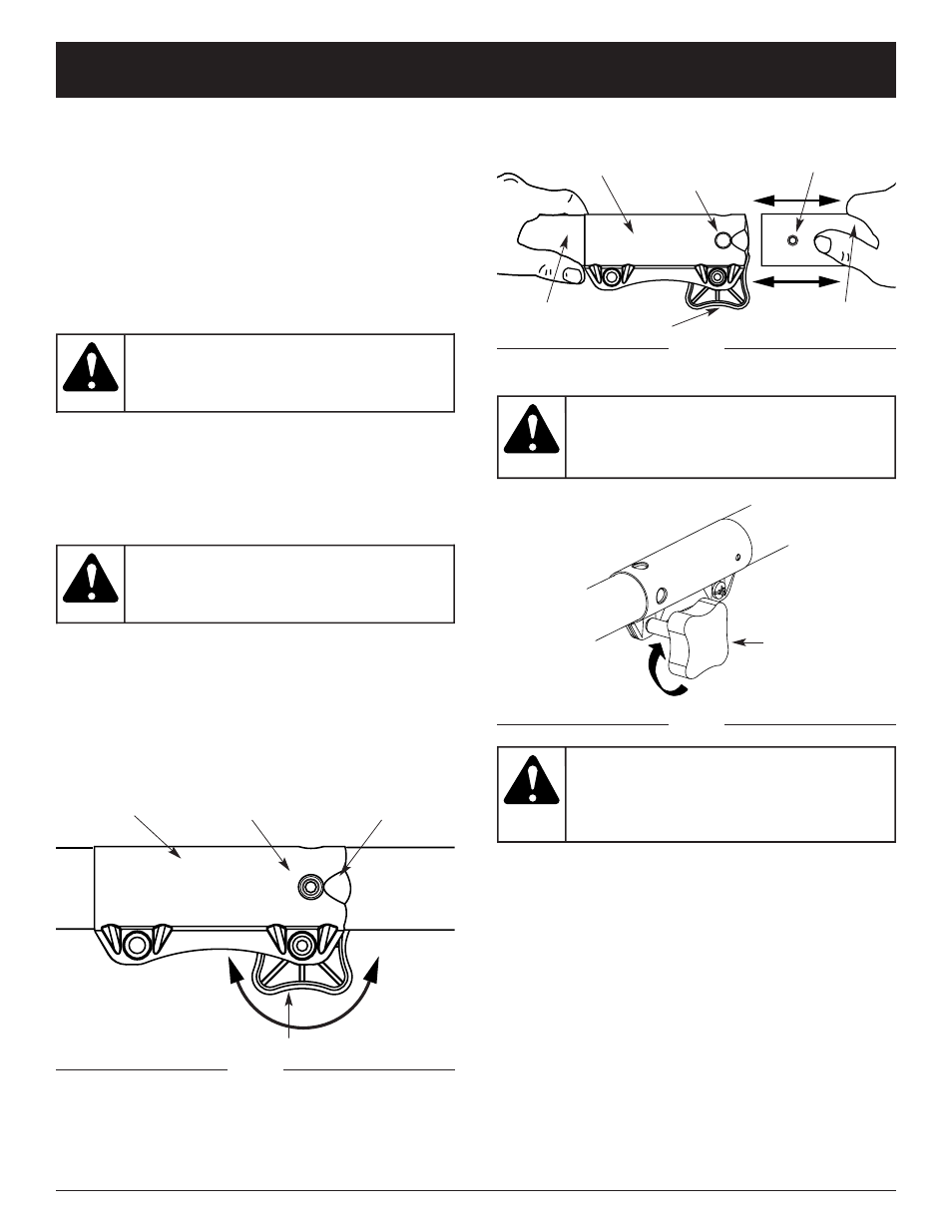 Warning, Caution, Operating instructions | Troy-Bilt P/N 769-00485A User Manual | Page 7 / 32