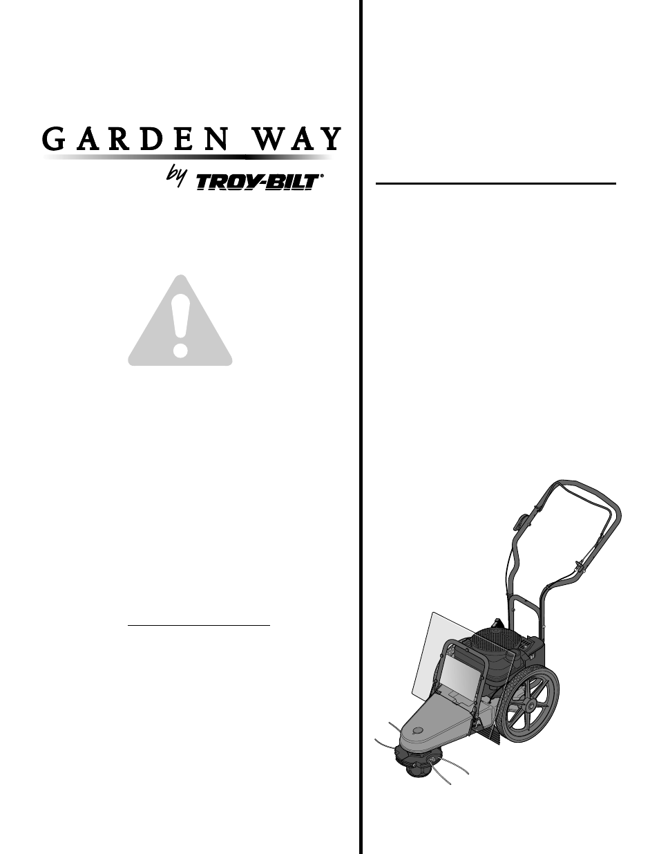 Troy-Bilt 52067 - 5HP User Manual | 24 pages