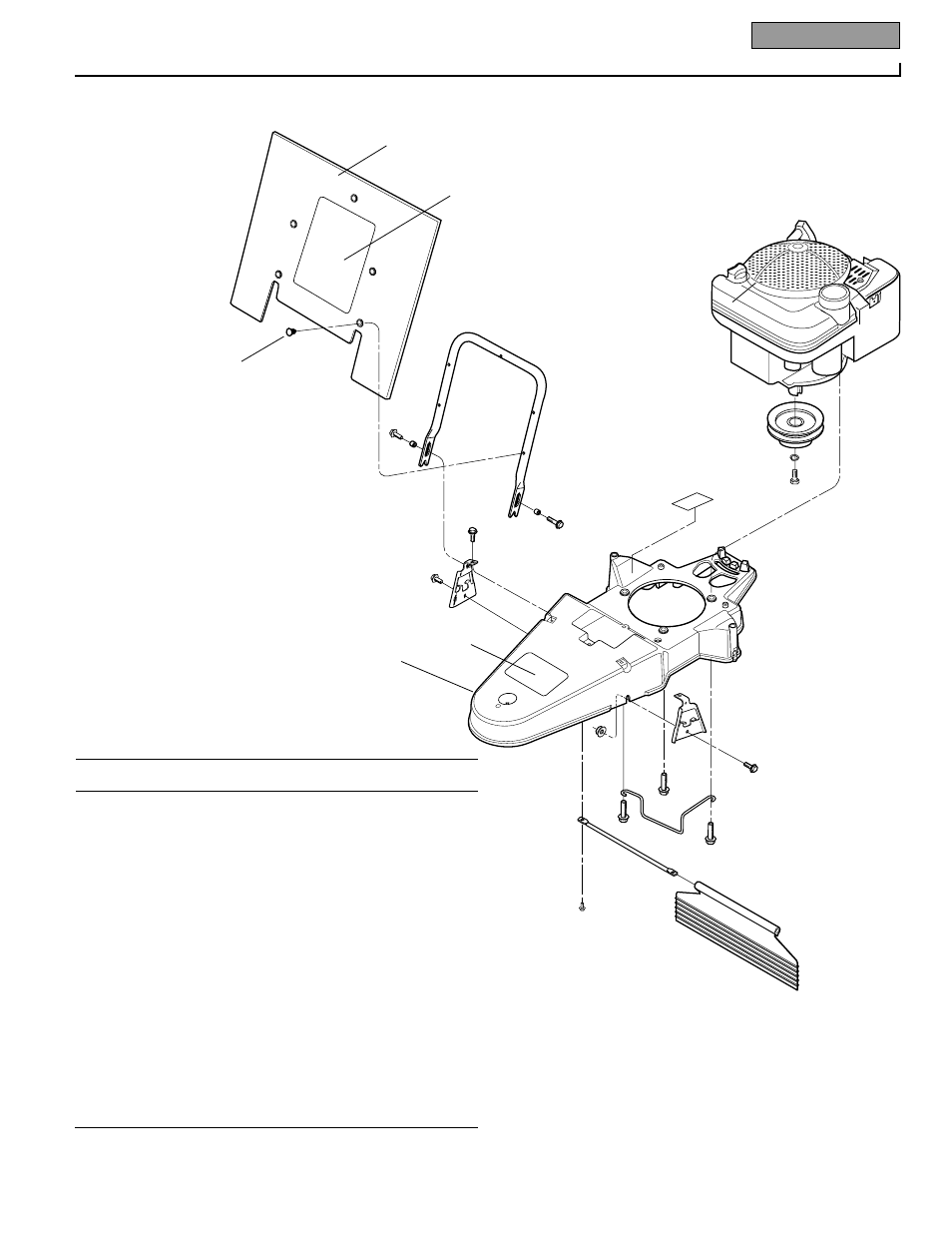 Parts list | Troy-Bilt 52067 - 5HP User Manual | Page 19 / 24