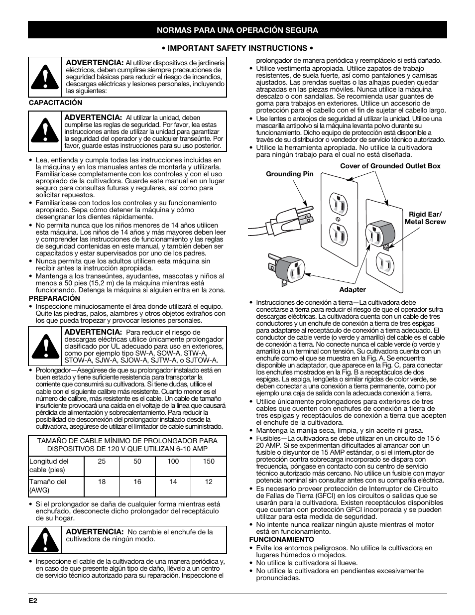 Troy-Bilt TB154 User Manual | Page 16 / 28