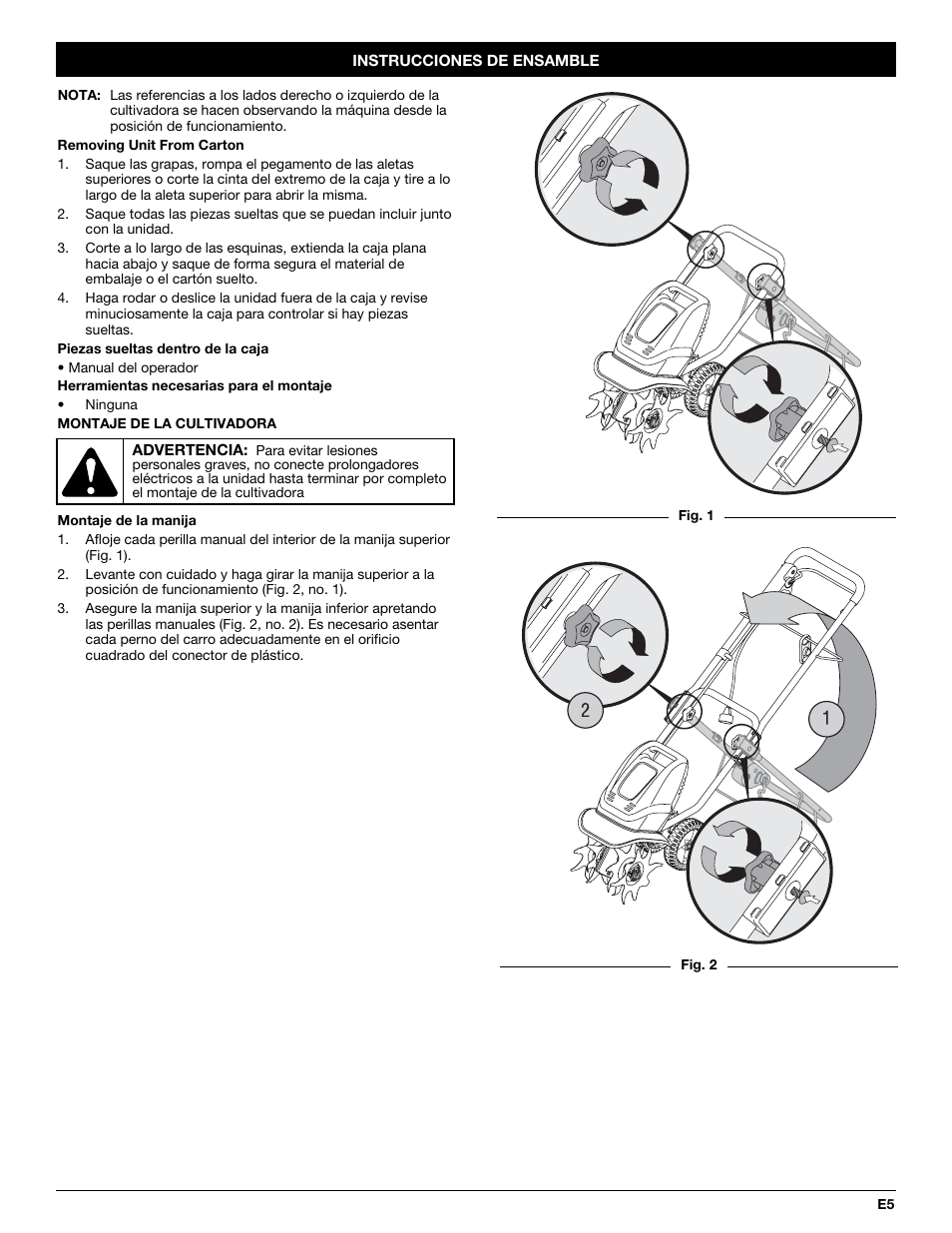 Troy-Bilt TB154 User Manual | Page 19 / 28