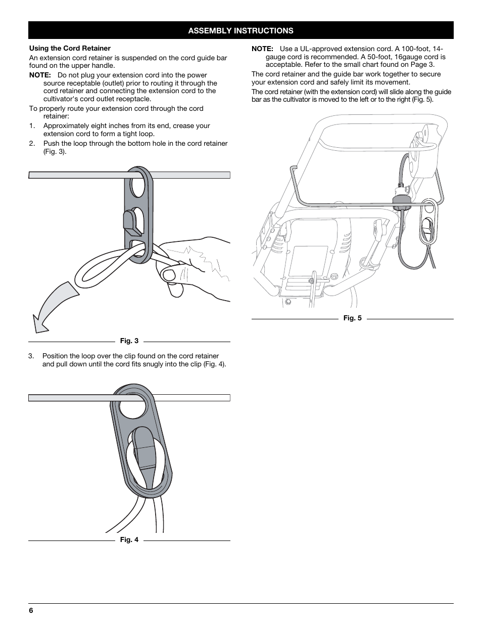 Troy-Bilt TB154 User Manual | Page 6 / 28