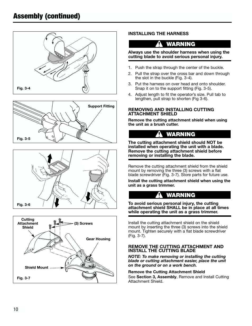 Assembly (continued) | Troy-Bilt 182826 TB4000 User Manual | Page 10 / 28