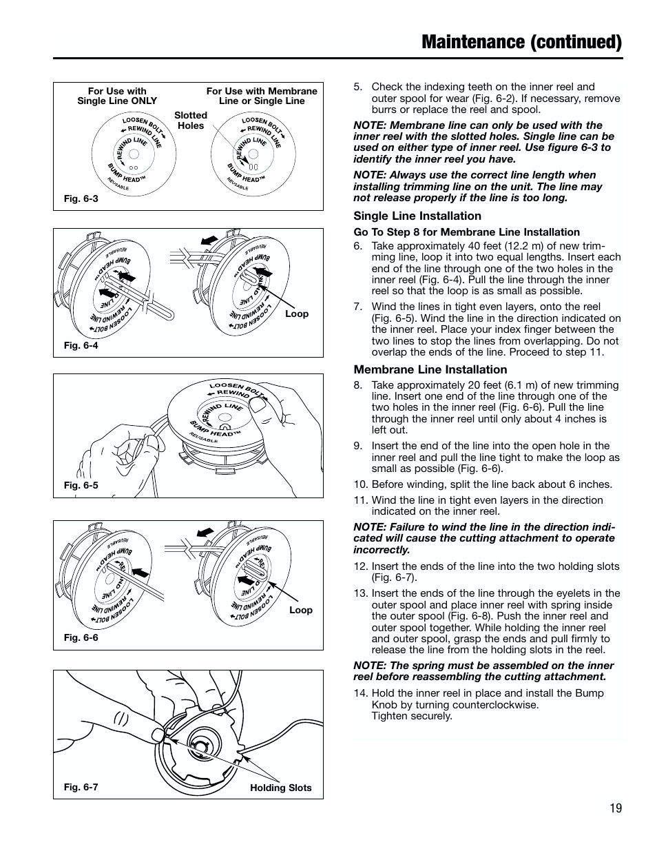 Maintenance (continued) | Troy-Bilt 182826 TB4000 User Manual | Page 19 / 28