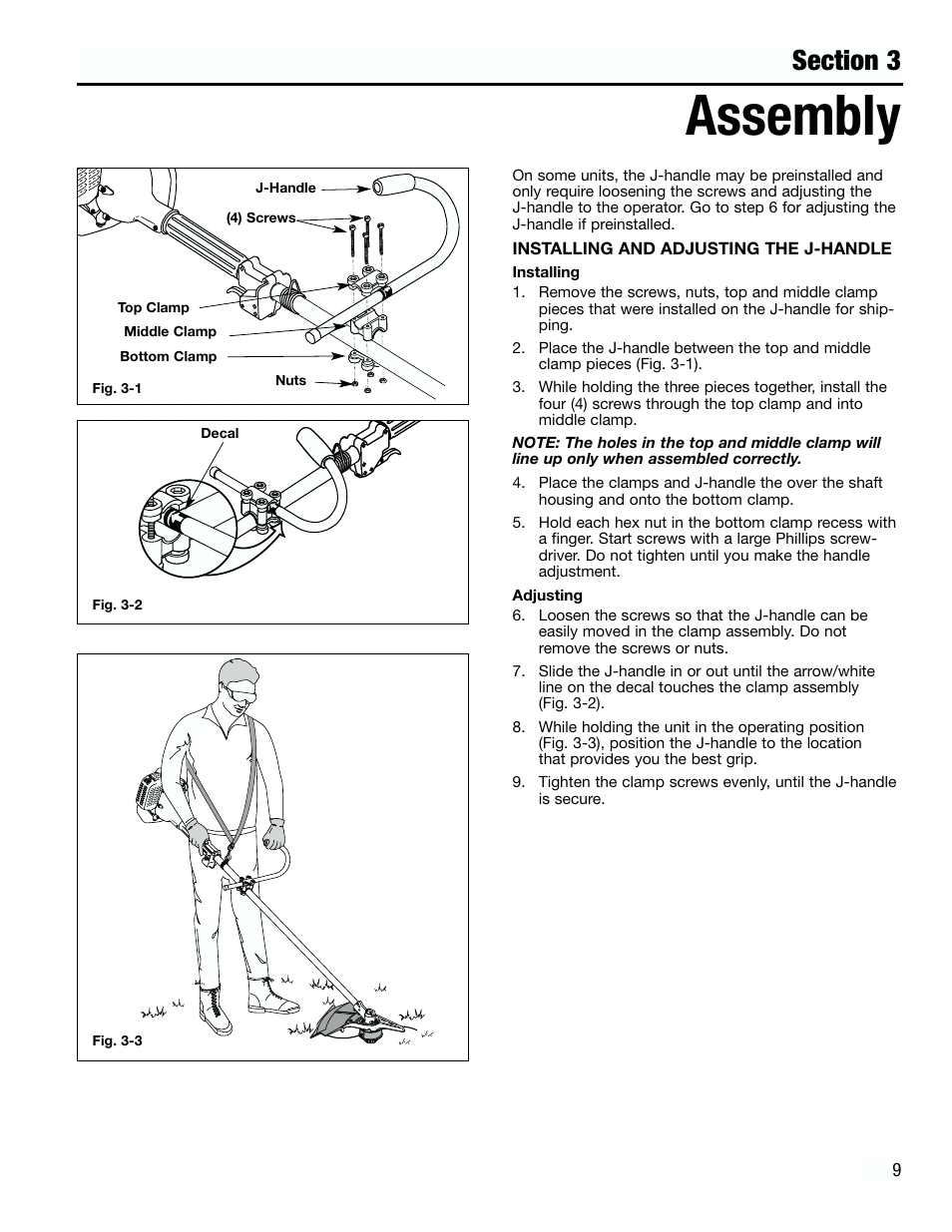 Assembly | Troy-Bilt 182826 TB4000 User Manual | Page 9 / 28