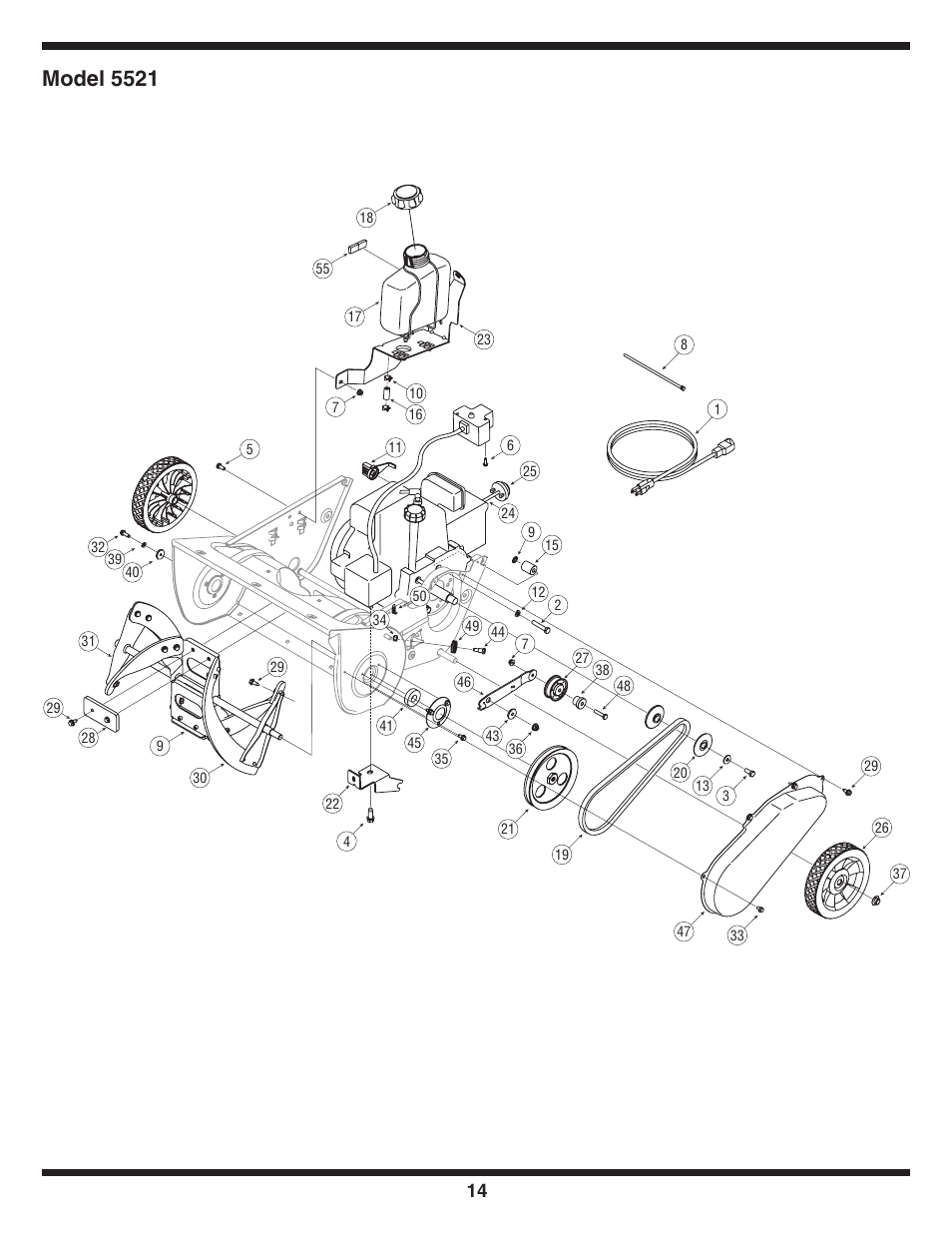 Model 5521 | Troy-Bilt 5521 User Manual | Page 14 / 20