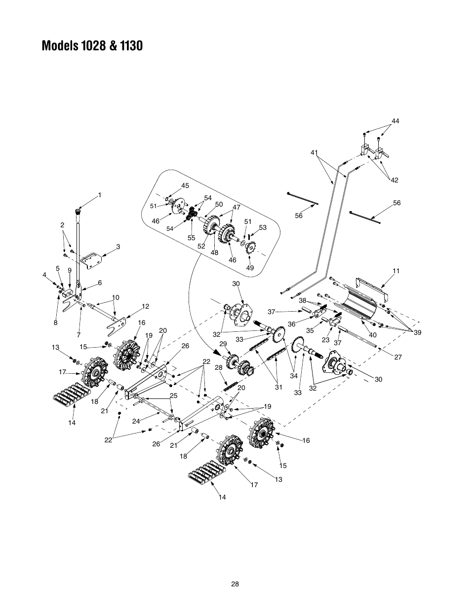 Troy-Bilt 1028 User Manual | Page 28 / 32