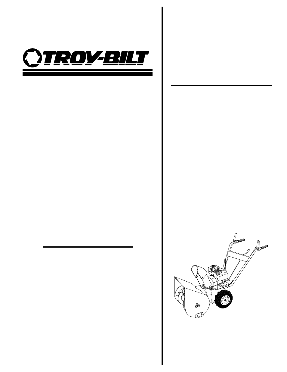 Troy-Bilt 42027 User Manual | 8 pages