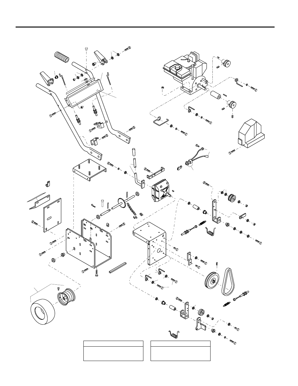 21", 6 h.p. snowthrower, Tractor assembly | Troy-Bilt 42027 User Manual | Page 2 / 8