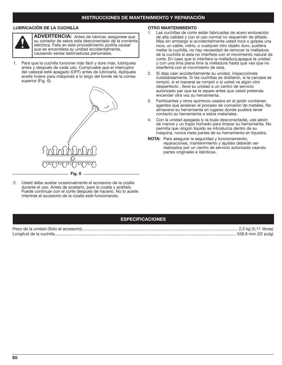 Troy-Bilt TBAH User Manual | Page 22 / 24