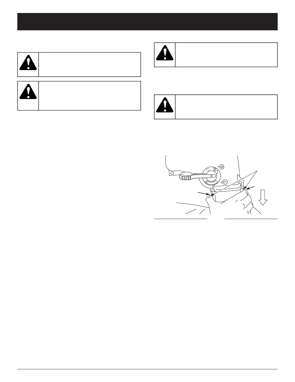 Avertissement, Mode d'emploi | Troy-Bilt TB125QS User Manual | Page 31 / 56