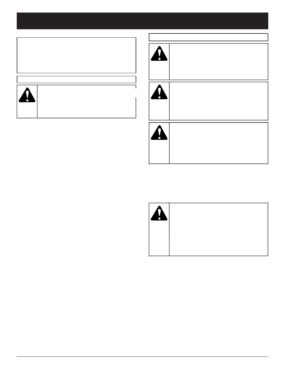 Importante informacion de seguridad, Advertencia, Peligro | Precaucion, Alerta de seguridad, Normas para una operacion segura | Troy-Bilt TB125QS User Manual | Page 39 / 56