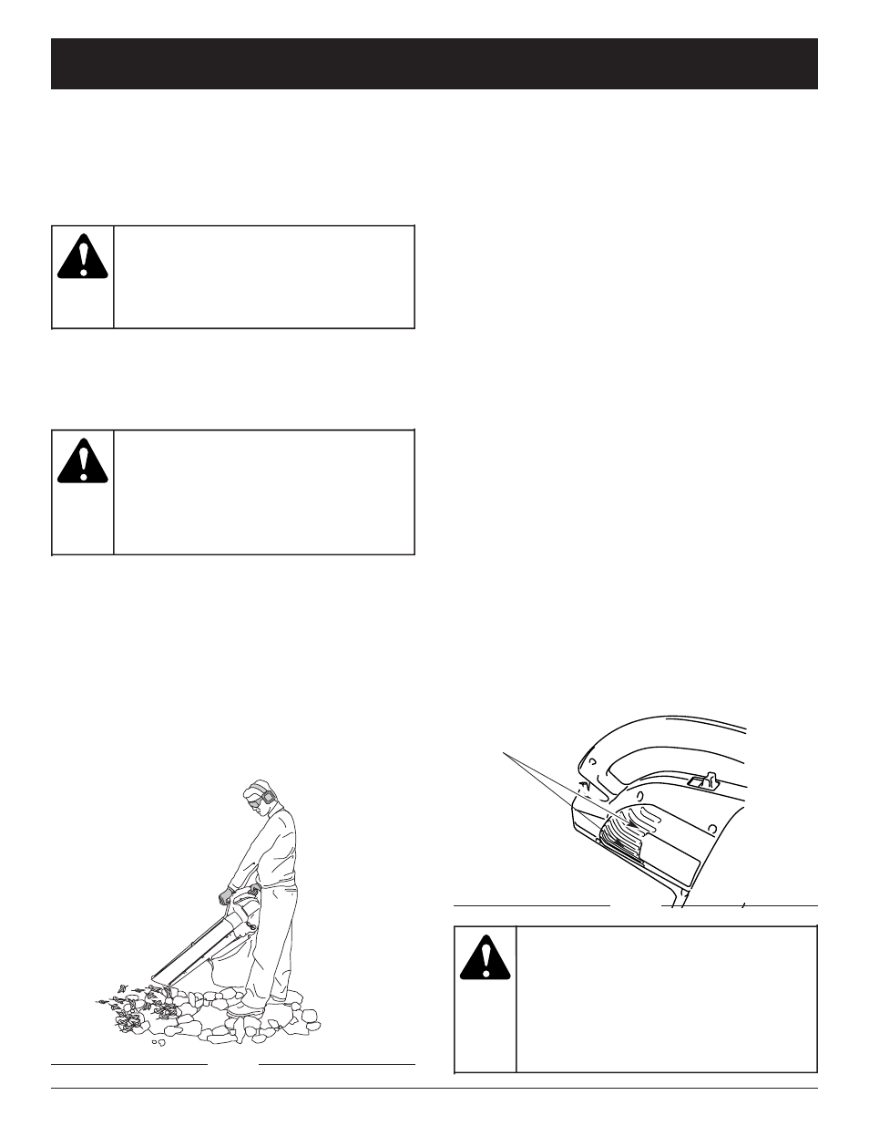 Advertencia, Instrucciones de operacion | Troy-Bilt TB125QS User Manual | Page 47 / 56