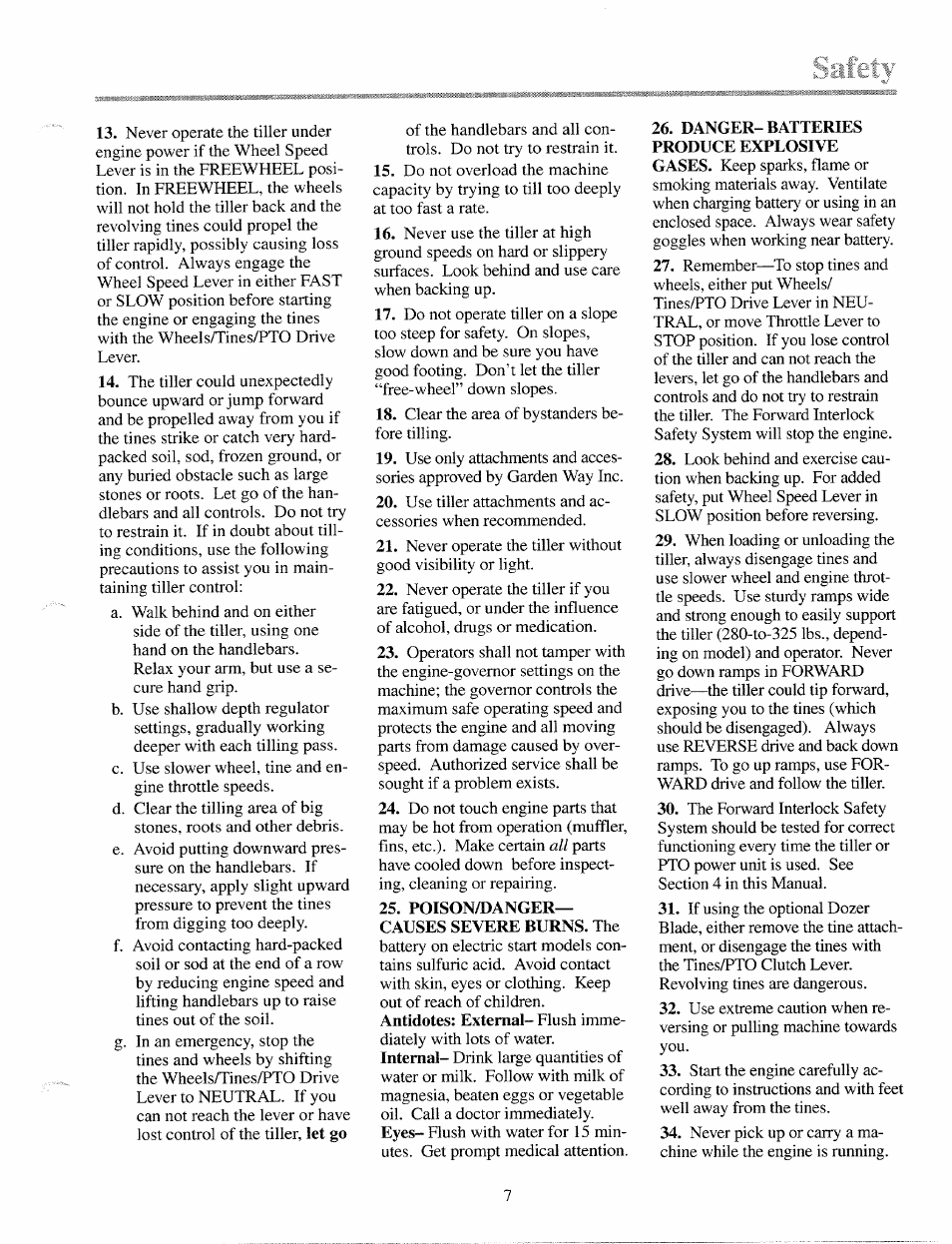 Troy-Bilt 12087 User Manual | Page 7 / 68