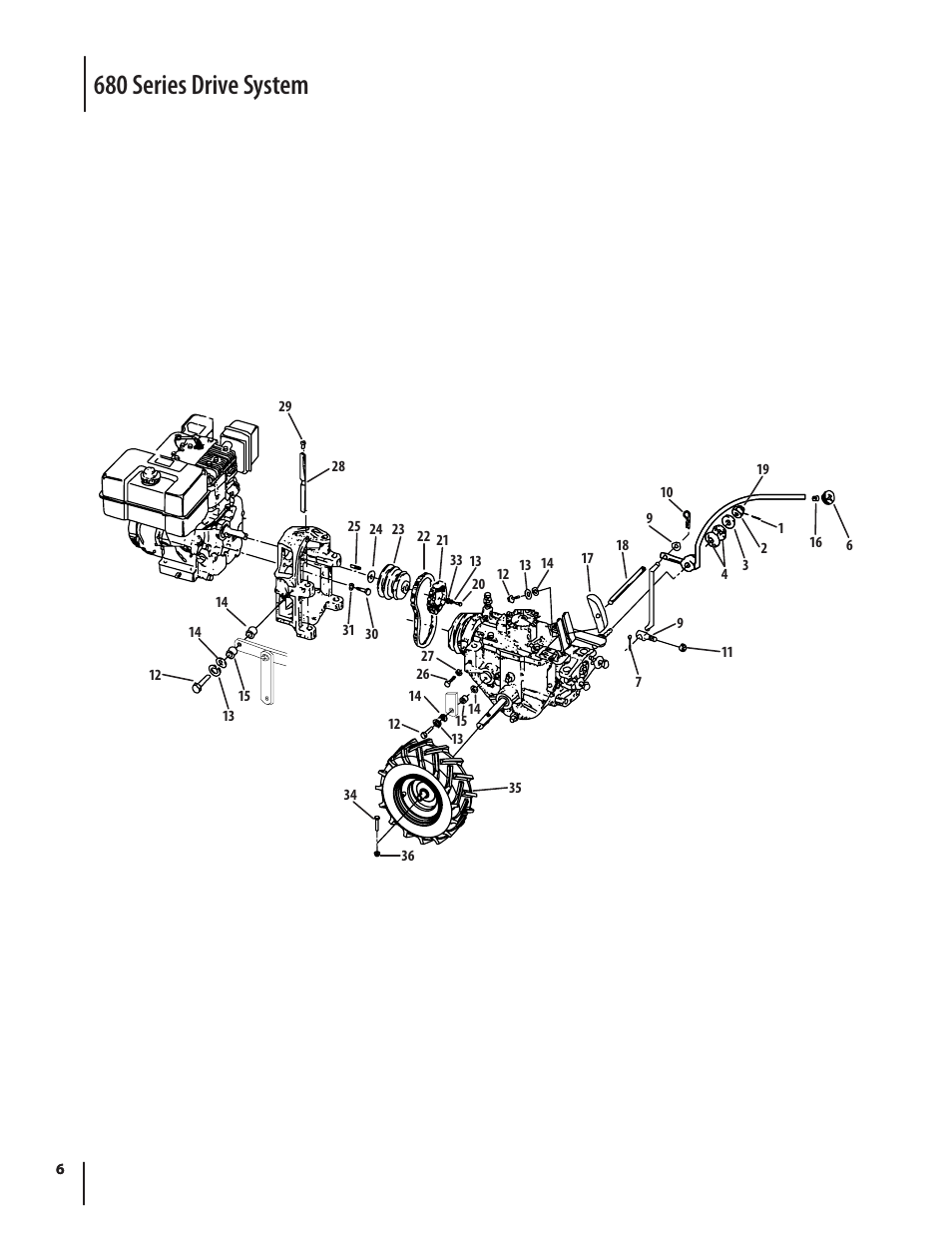 680 series drive system | Troy-Bilt 680 User Manual | Page 6 / 16