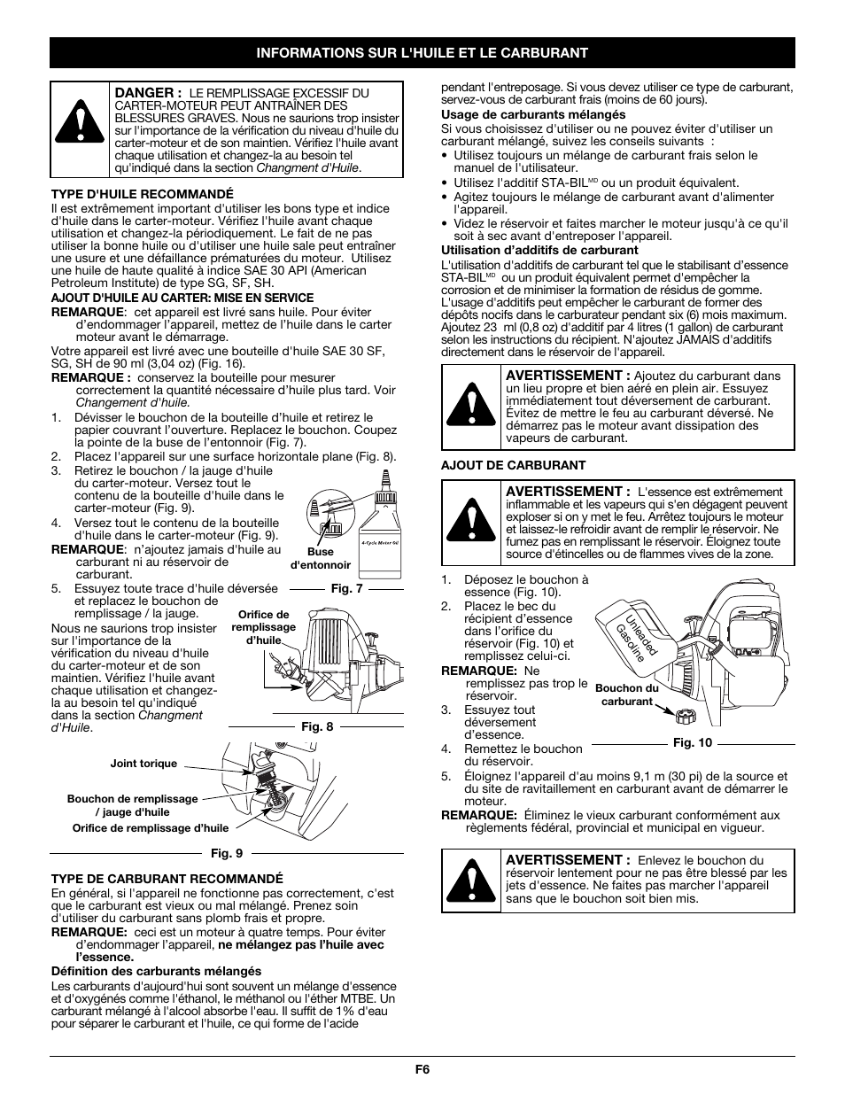 Troy-Bilt PONY TB465SS User Manual | Page 22 / 52