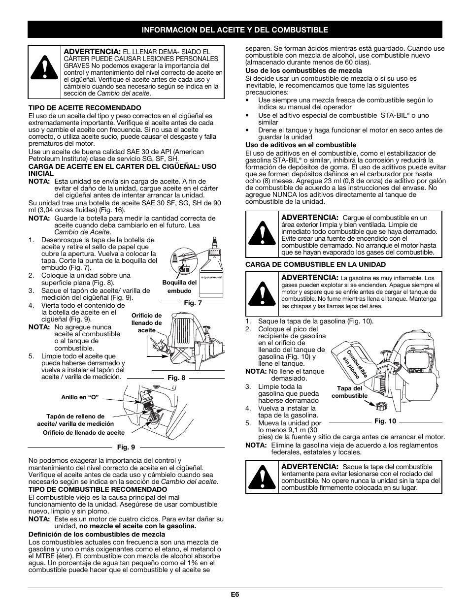 Troy-Bilt PONY TB465SS User Manual | Page 38 / 52