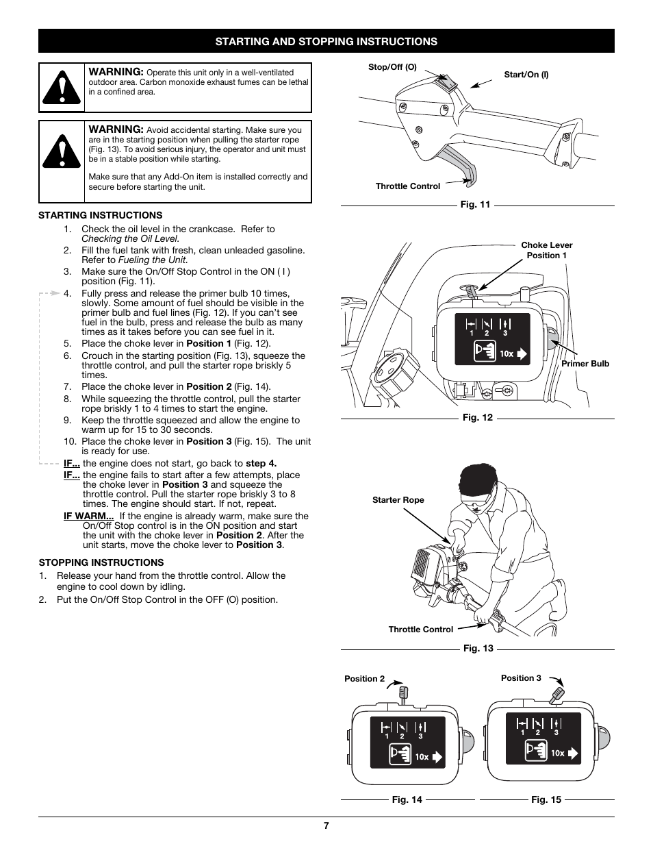 Troy-Bilt PONY TB465SS User Manual | Page 7 / 52