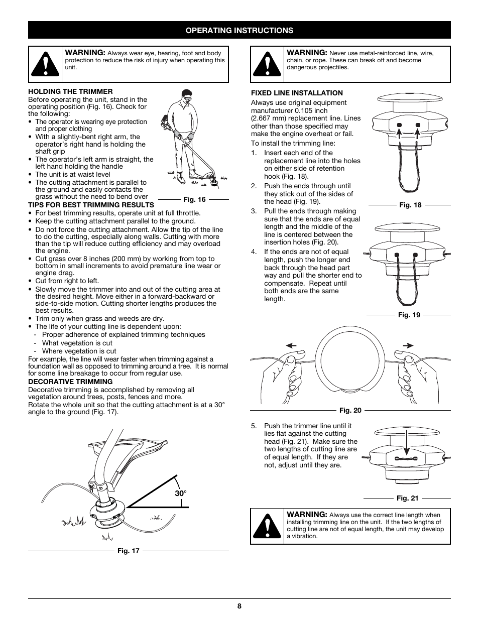 Troy-Bilt PONY TB465SS User Manual | Page 8 / 52