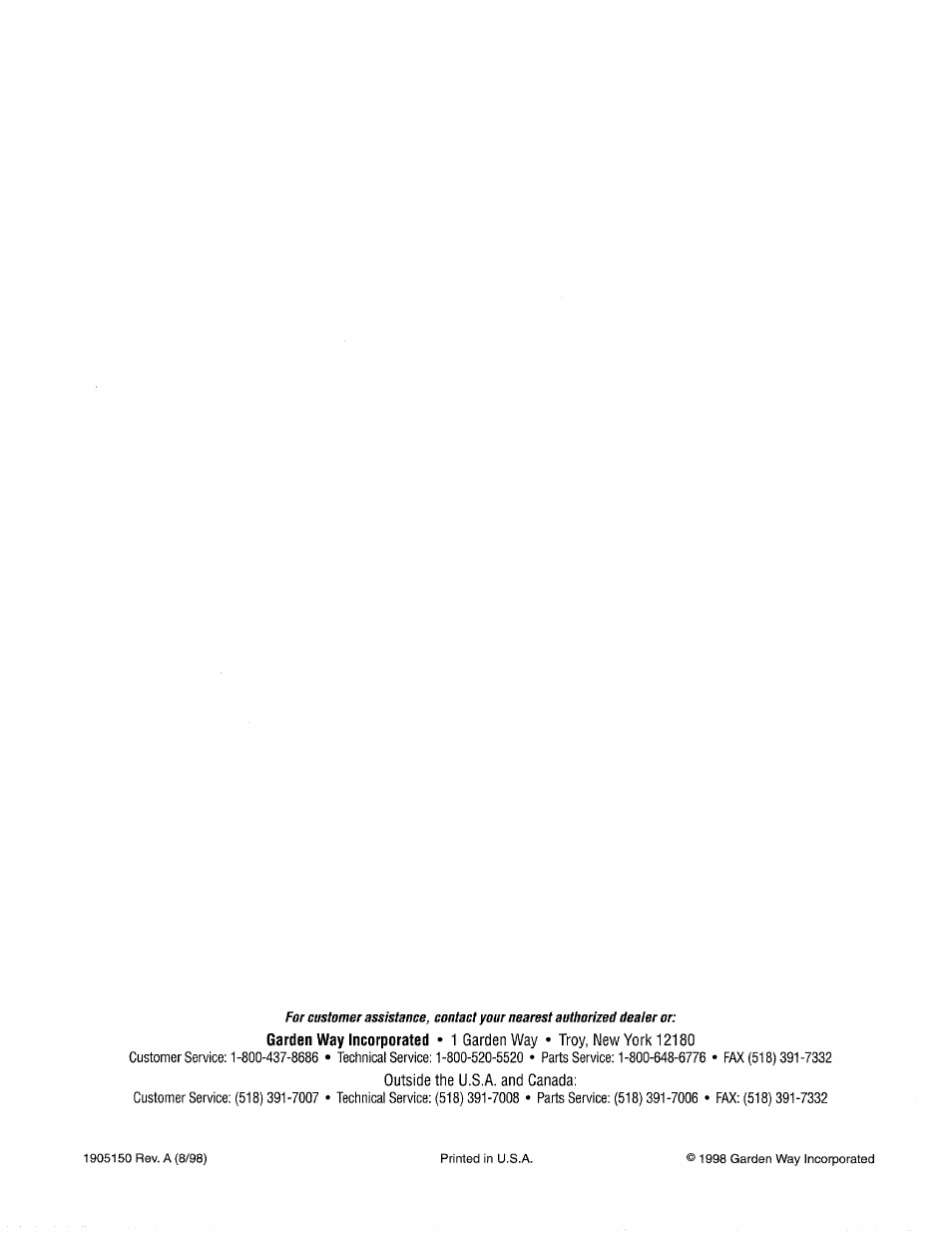 Troy-Bilt 12159 User Manual | Page 24 / 24