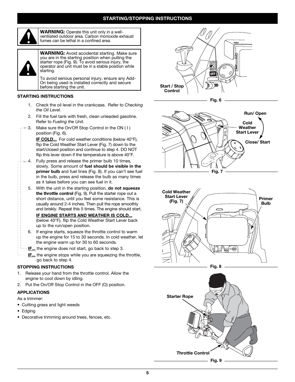 Troy-Bilt TB26CO User Manual | Page 5 / 52