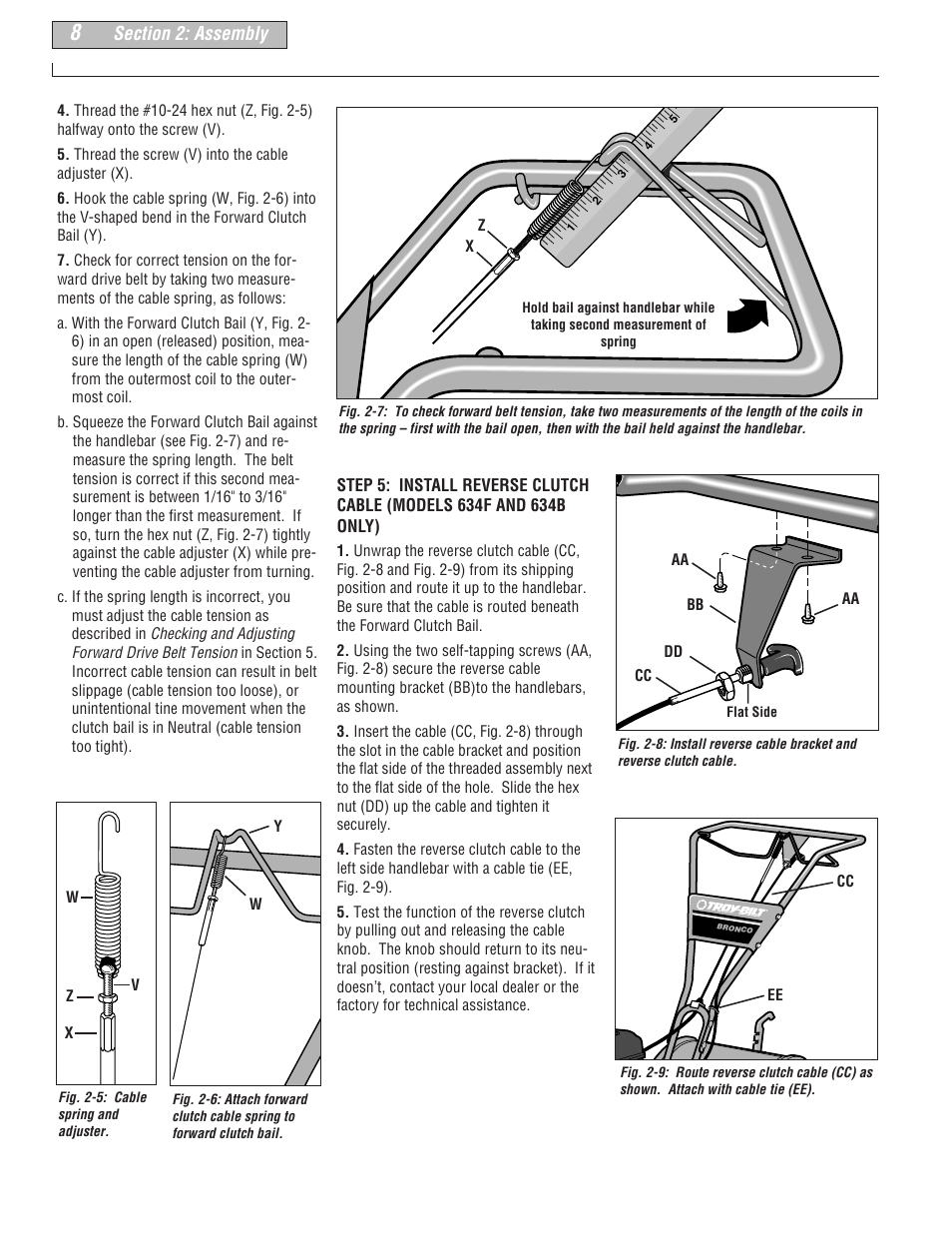 Troy-Bilt 634B-Super Bronco User Manual | Page 8 / 32