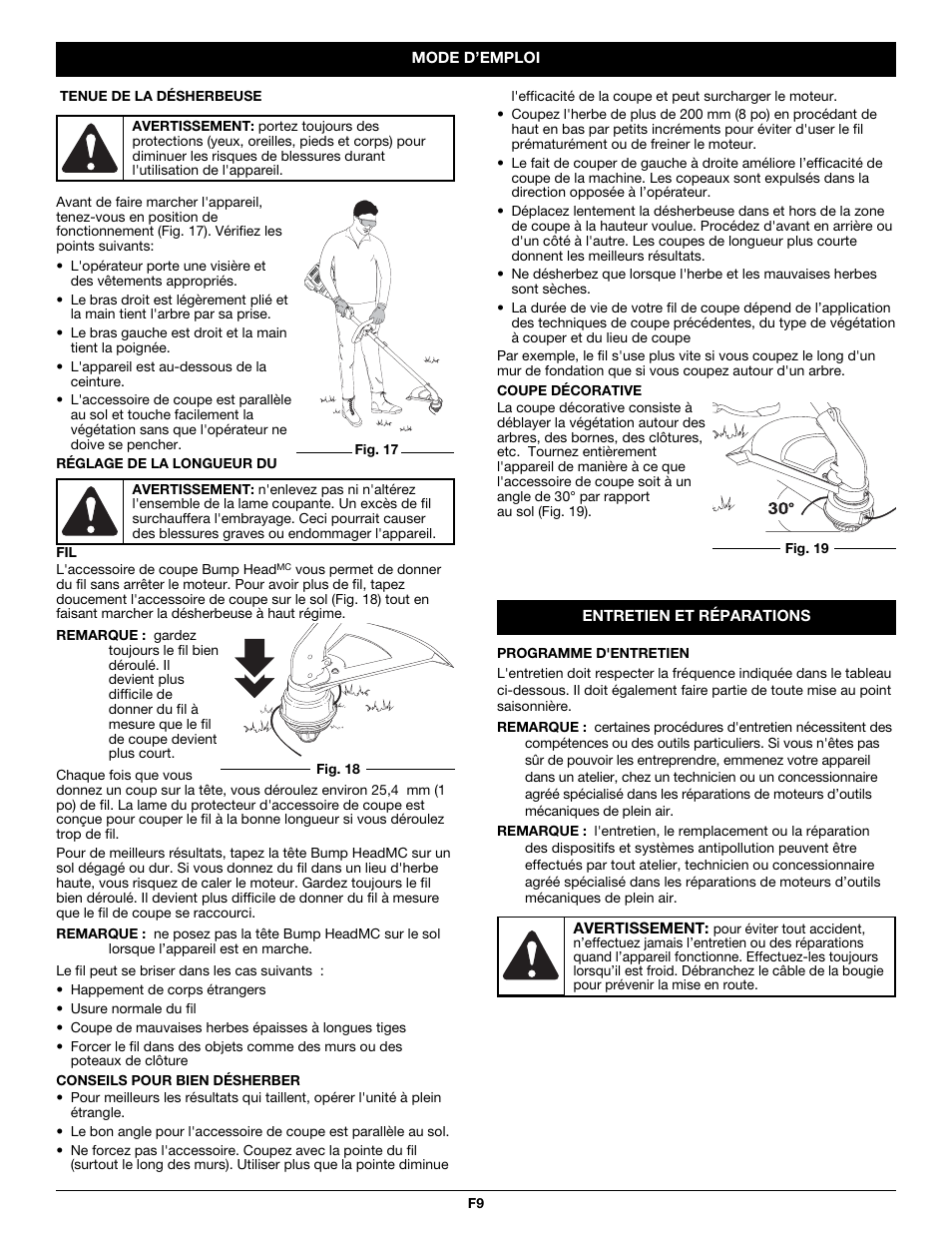 Troy-Bilt TB525CS User Manual | Page 29 / 64