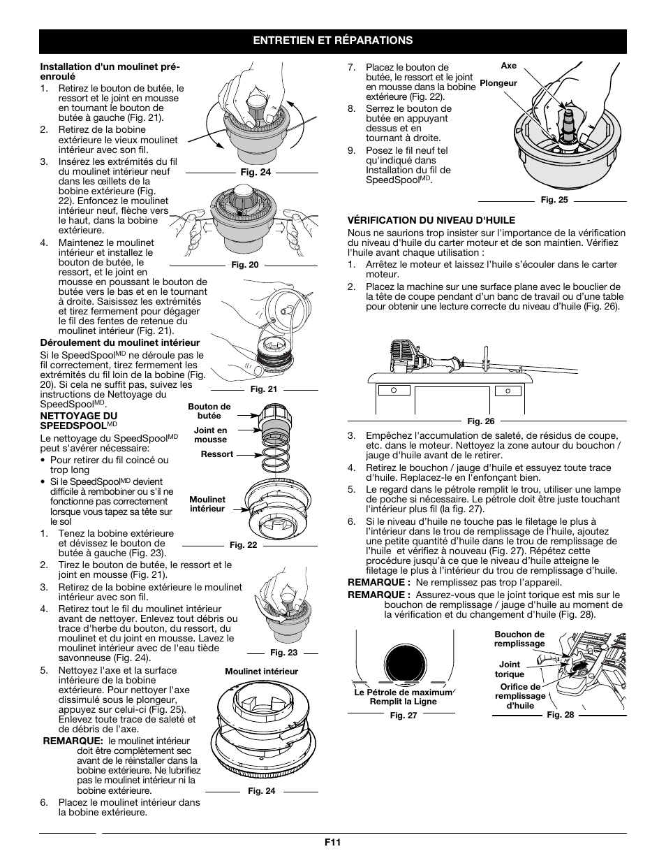 Troy-Bilt TB525CS User Manual | Page 31 / 64