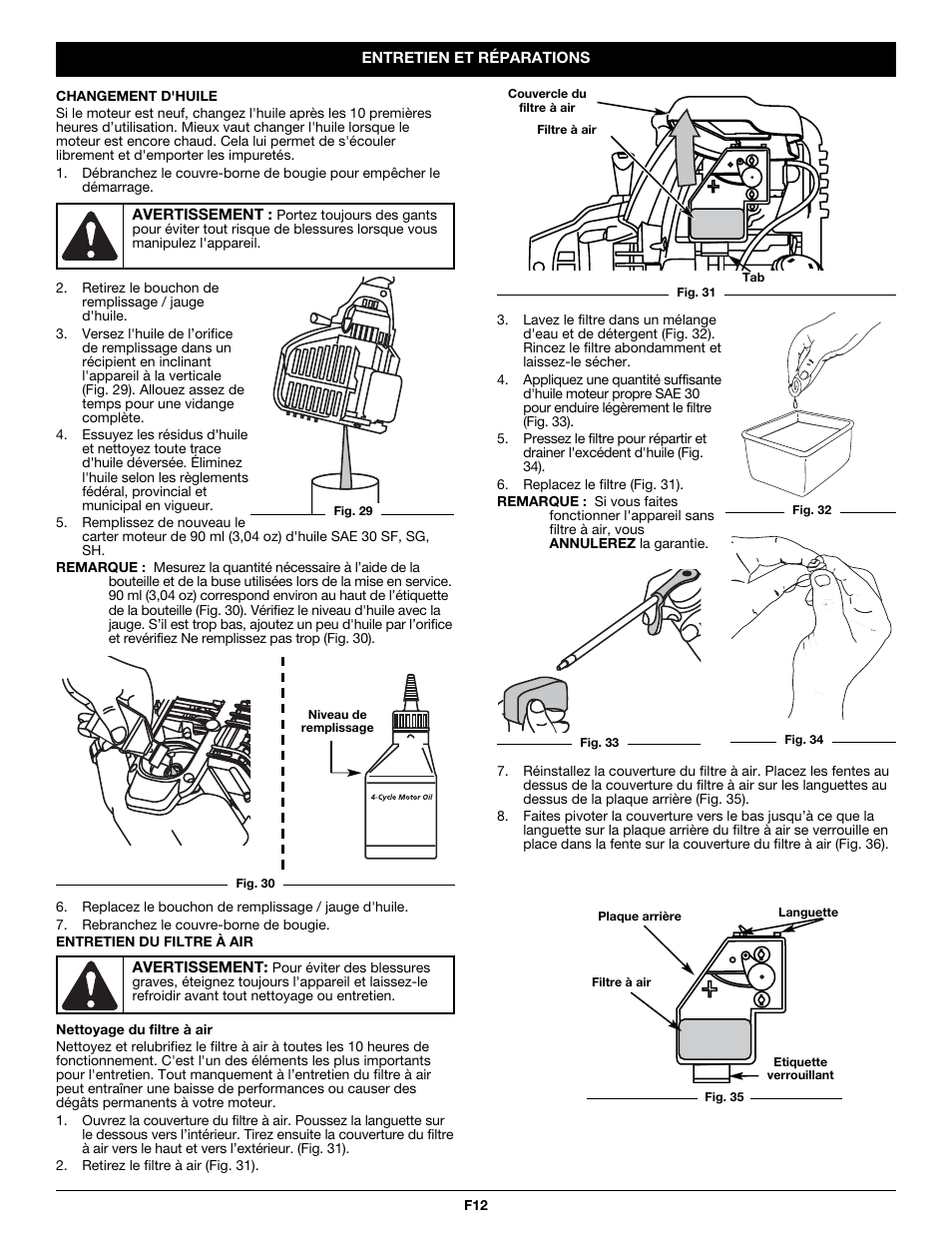 Troy-Bilt TB525CS User Manual | Page 32 / 64