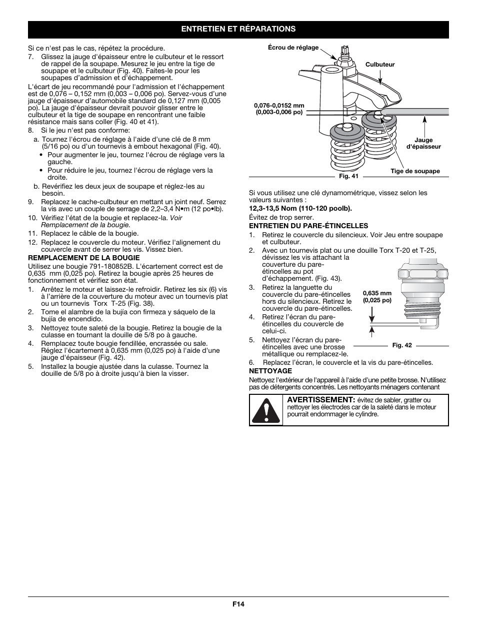 Troy-Bilt TB525CS User Manual | Page 34 / 64