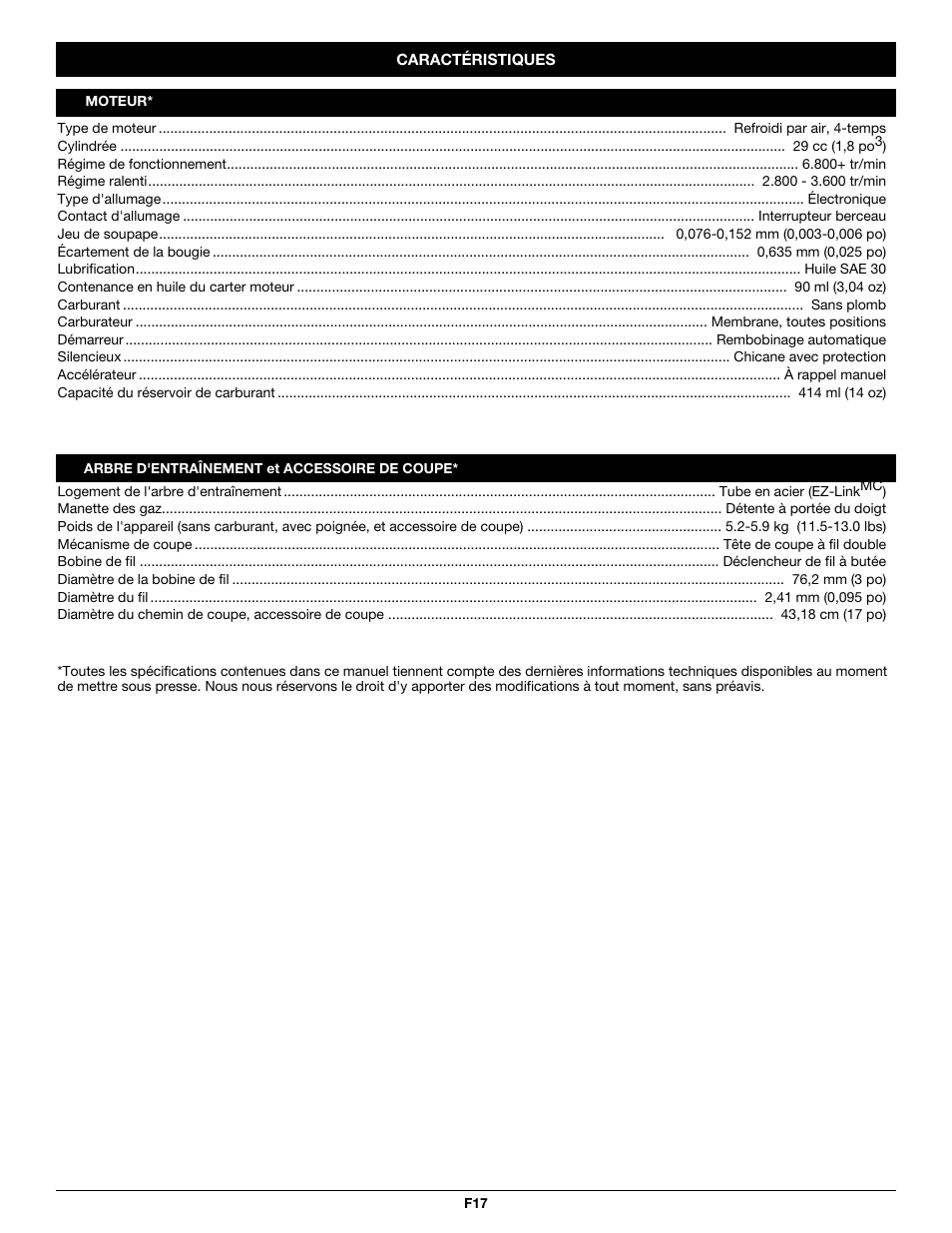 Troy-Bilt TB525CS User Manual | Page 37 / 64