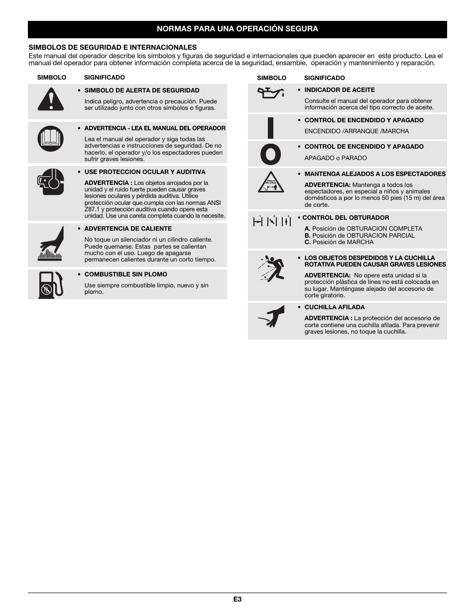 Troy-Bilt TB525CS User Manual | Page 43 / 64
