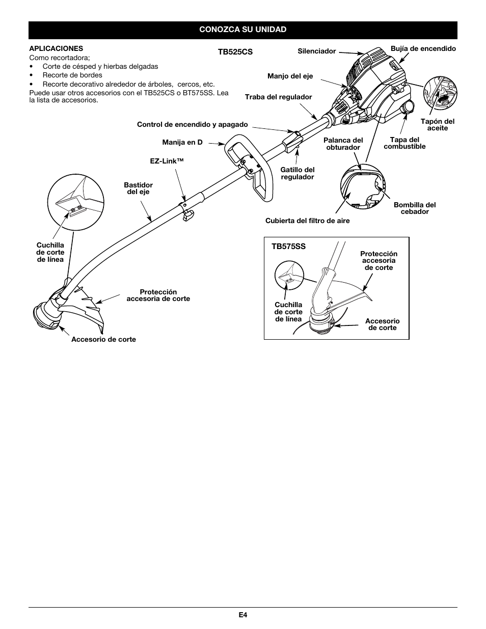 Troy-Bilt TB525CS User Manual | Page 44 / 64