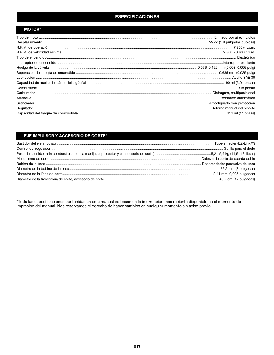 Troy-Bilt TB525CS User Manual | Page 57 / 64