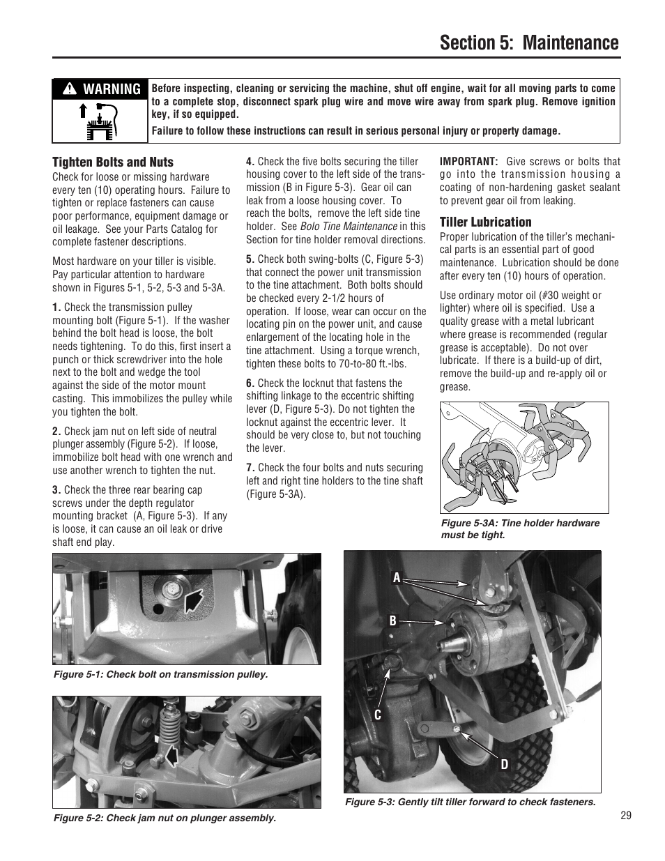 Warning | Troy-Bilt 682J  EN User Manual | Page 29 / 45