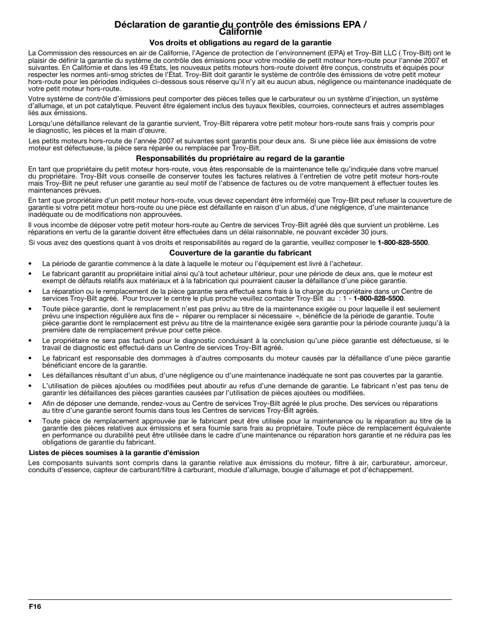 Troy-Bilt TB20CS User Manual | Page 34 / 56