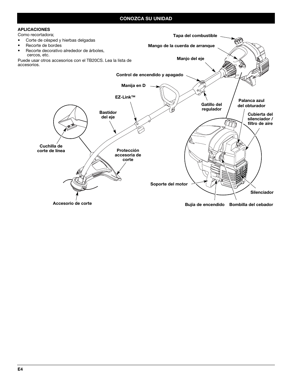 Troy-Bilt TB20CS User Manual | Page 40 / 56
