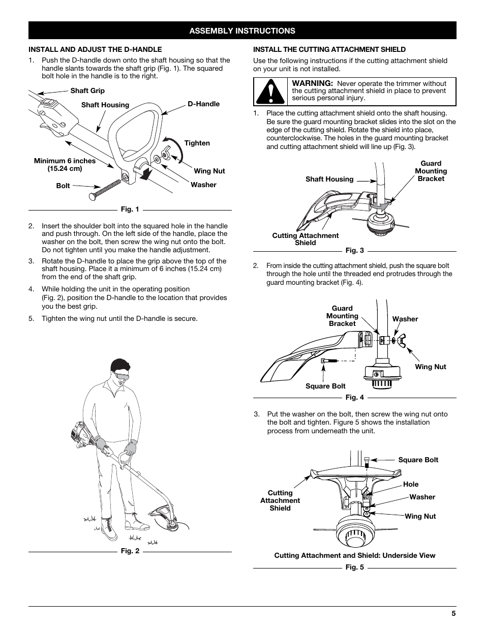 Troy-Bilt TB20CS User Manual | Page 5 / 56