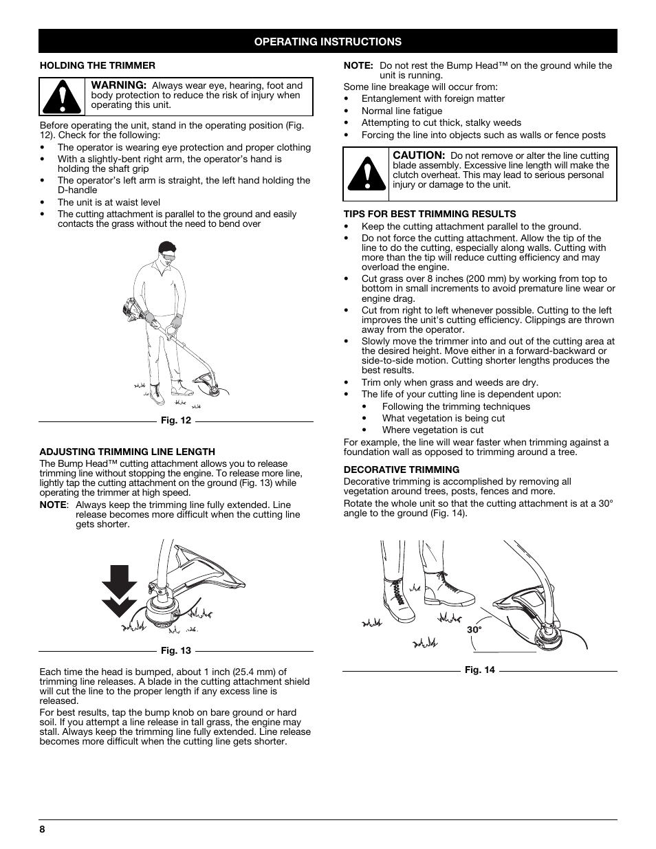 Troy-Bilt TB20CS User Manual | Page 8 / 56