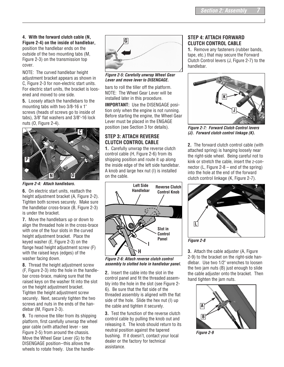 Troy-Bilt 664D User Manual | Page 7 / 44