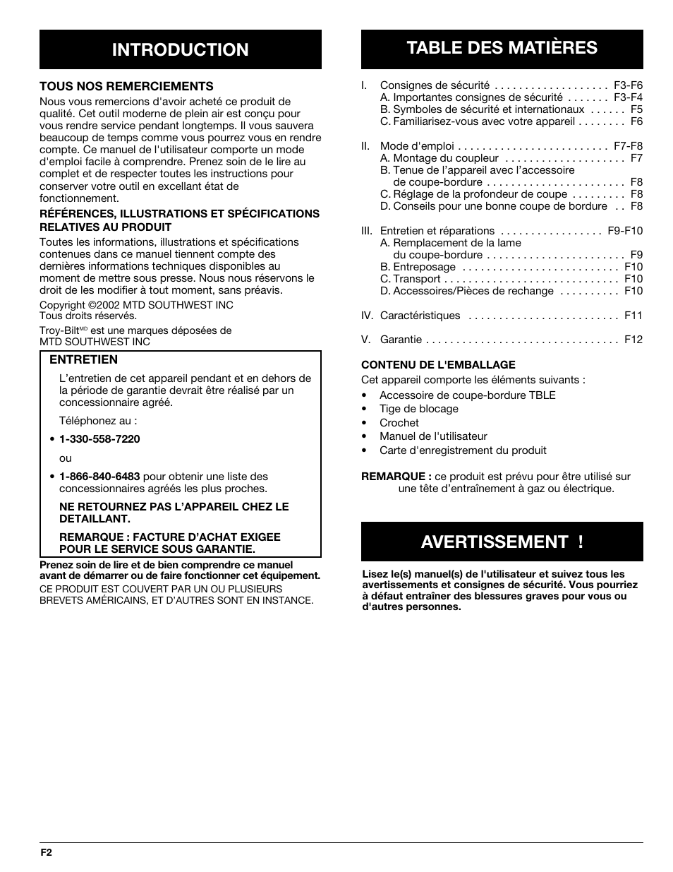 Troy-Bilt 769-02047 User Manual | Page 14 / 36