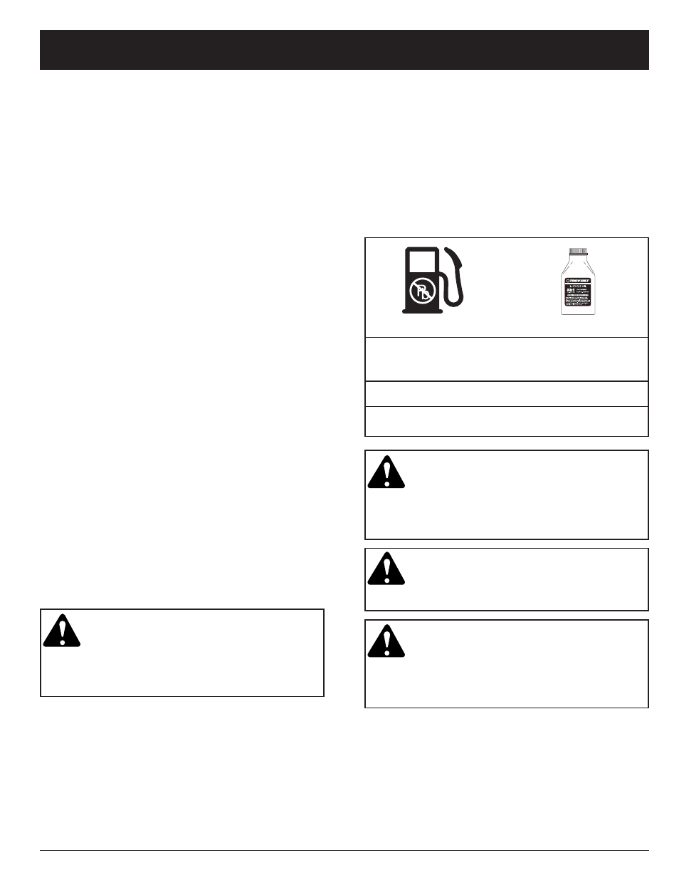 Informacion del aceite y del combustible | Troy-Bilt TB90BC User Manual | Page 68 / 84