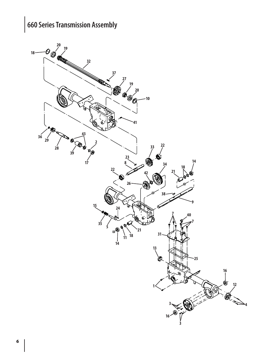 660 series transmission assembly | Troy-Bilt 660 User Manual | Page 6 / 12