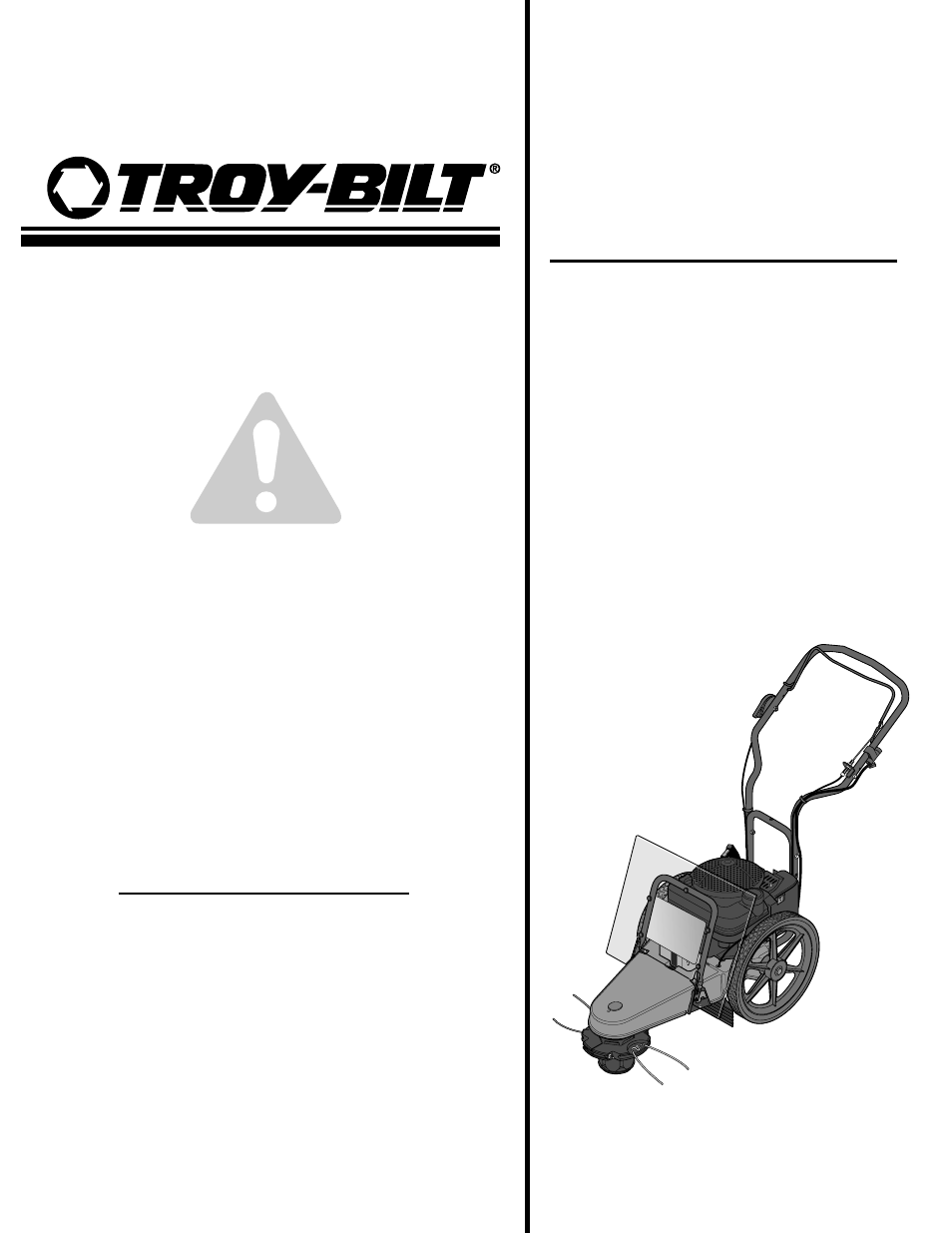 Troy-Bilt 52063 User Manual | 24 pages