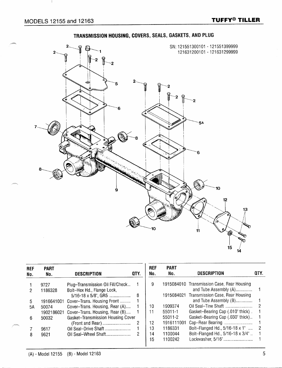 Troy-Bilt 12165 User Manual | Page 5 / 12